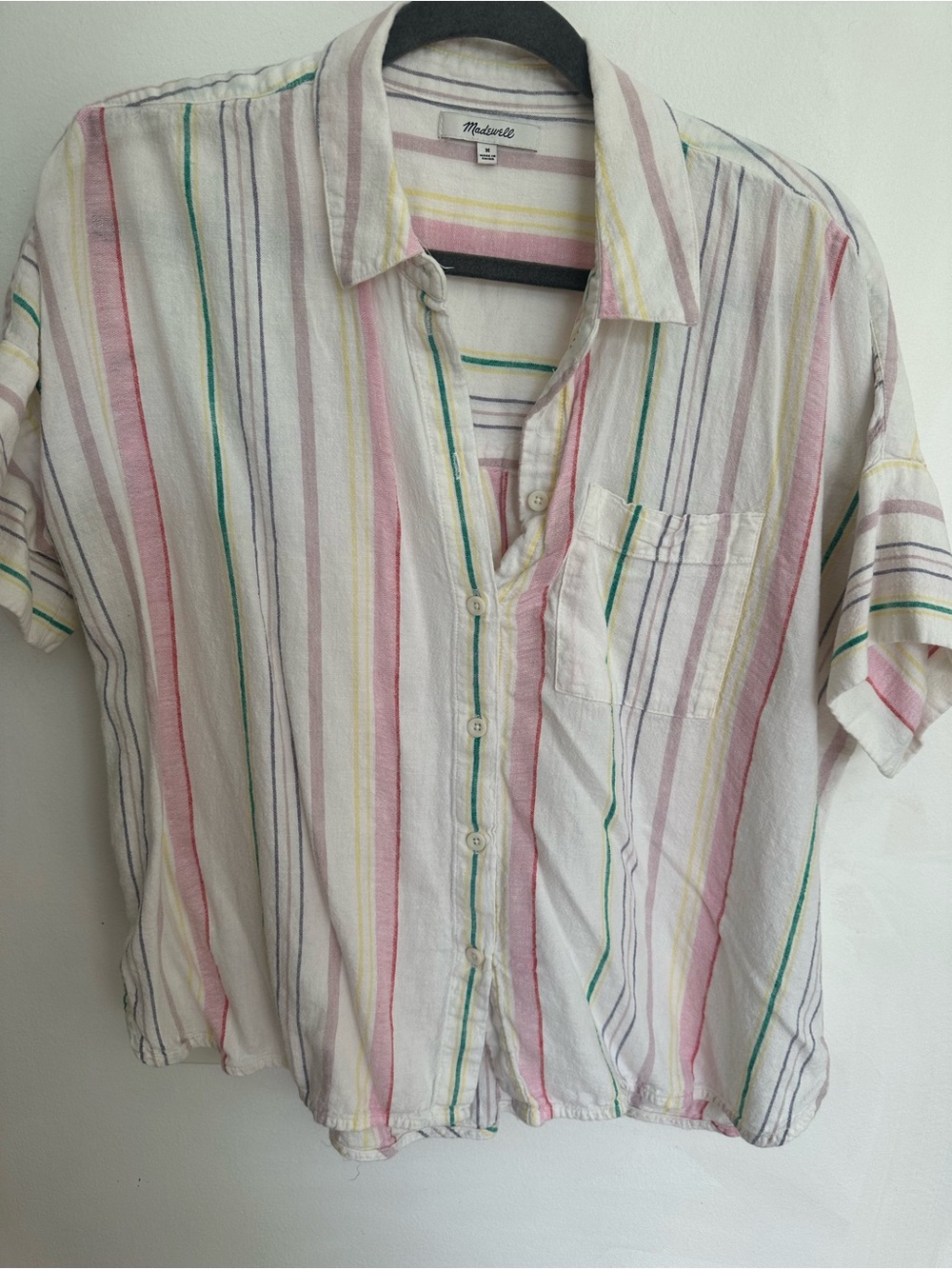 Madewell striped button down